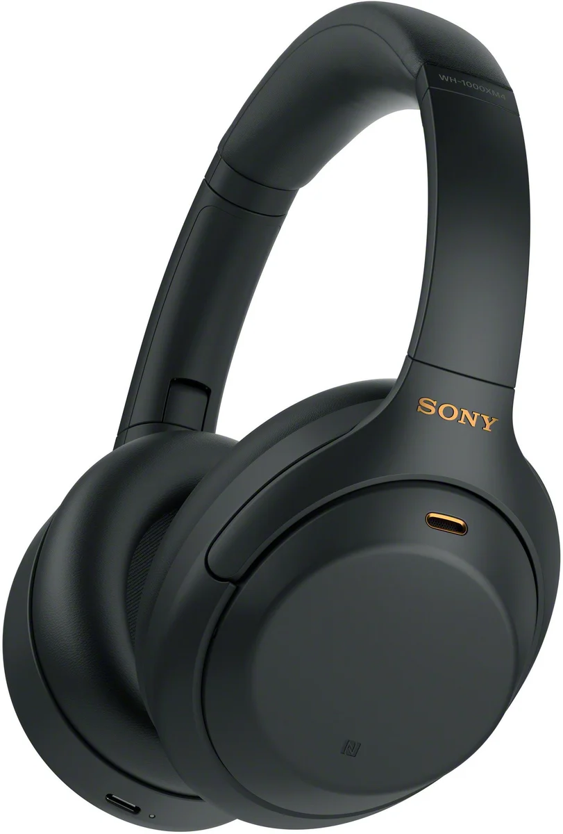 Sony WH-1000XM4 Noise Cancelling Wireless Headphones - 30 hours battery life - Over Ear style - Optimised for Alexa and the Google Assistant - with built-in mic for phone calls - Black product image on Haggl