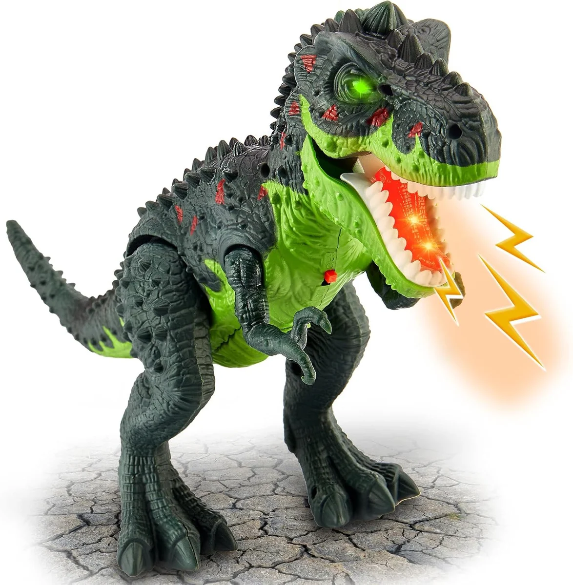 HYAKIDS Walking Dinosaur Toys with Water Spray, Electric T-Rex Toy with Roar Sounds and… product image on Haggl