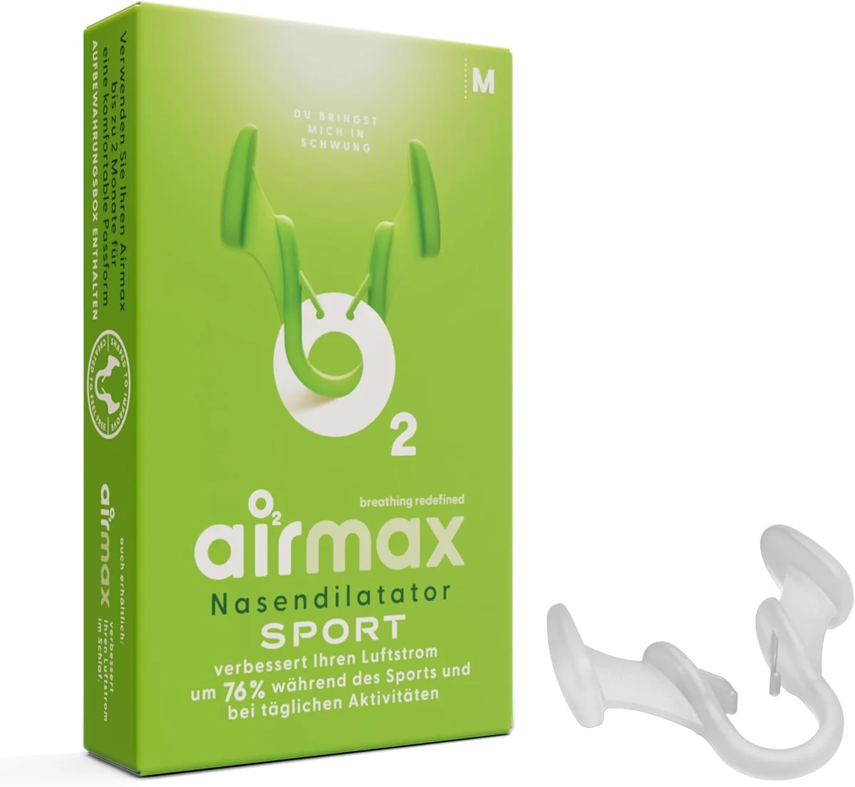 Airmax Sport Internal Nasal Dilators - Snoring aids for Women and Men - with Free Storage Box… product image on Haggl