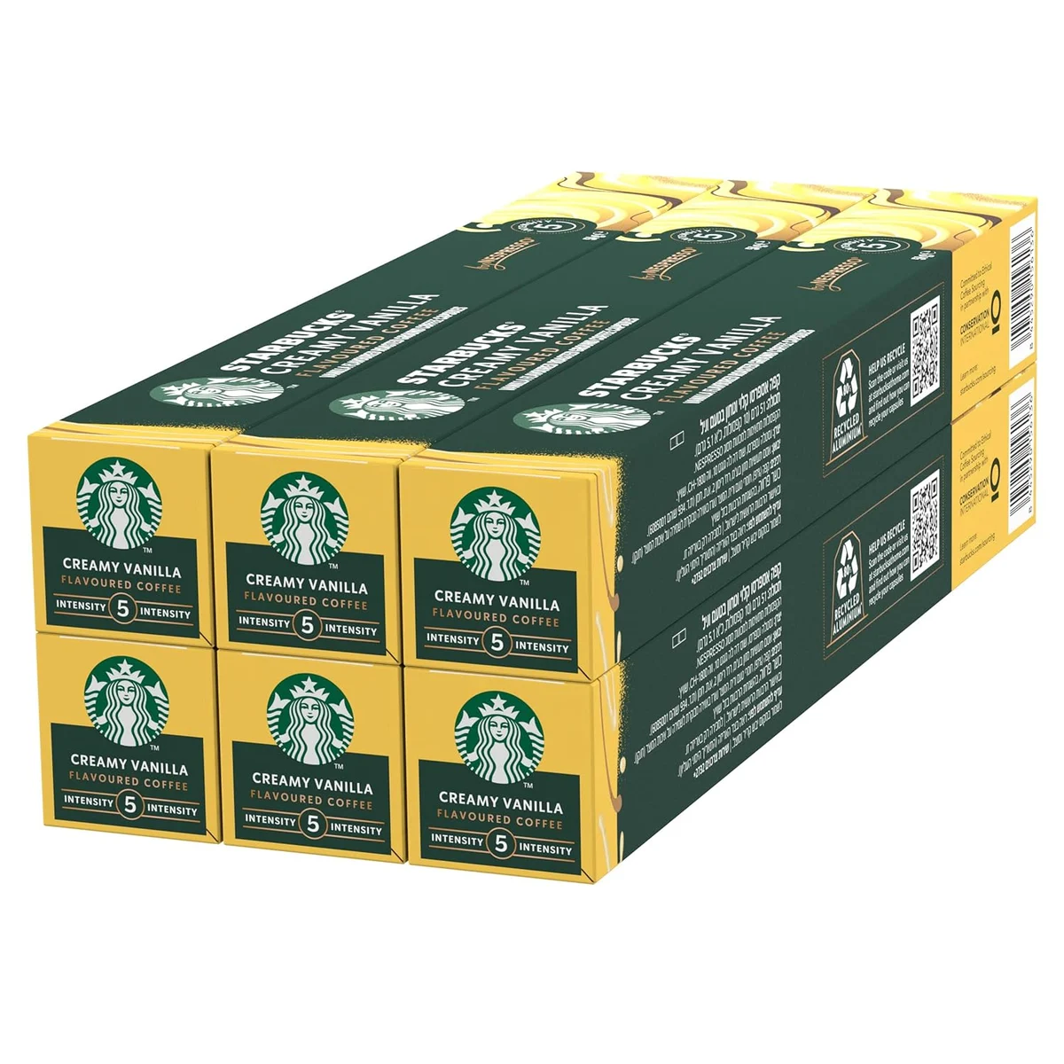 STARBUCKS Creamy Vanilla Flavoured Coffee by Nespresso, Blonde Roast, Coffee Capsules 6 x 10… product image on Haggl