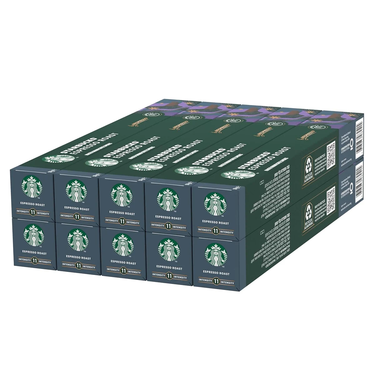 STARBUCKS Espresso Roast by Nespresso, Dark Roast, Coffee Capsules 10 x 10 (100 Capsules) product image on Haggl
