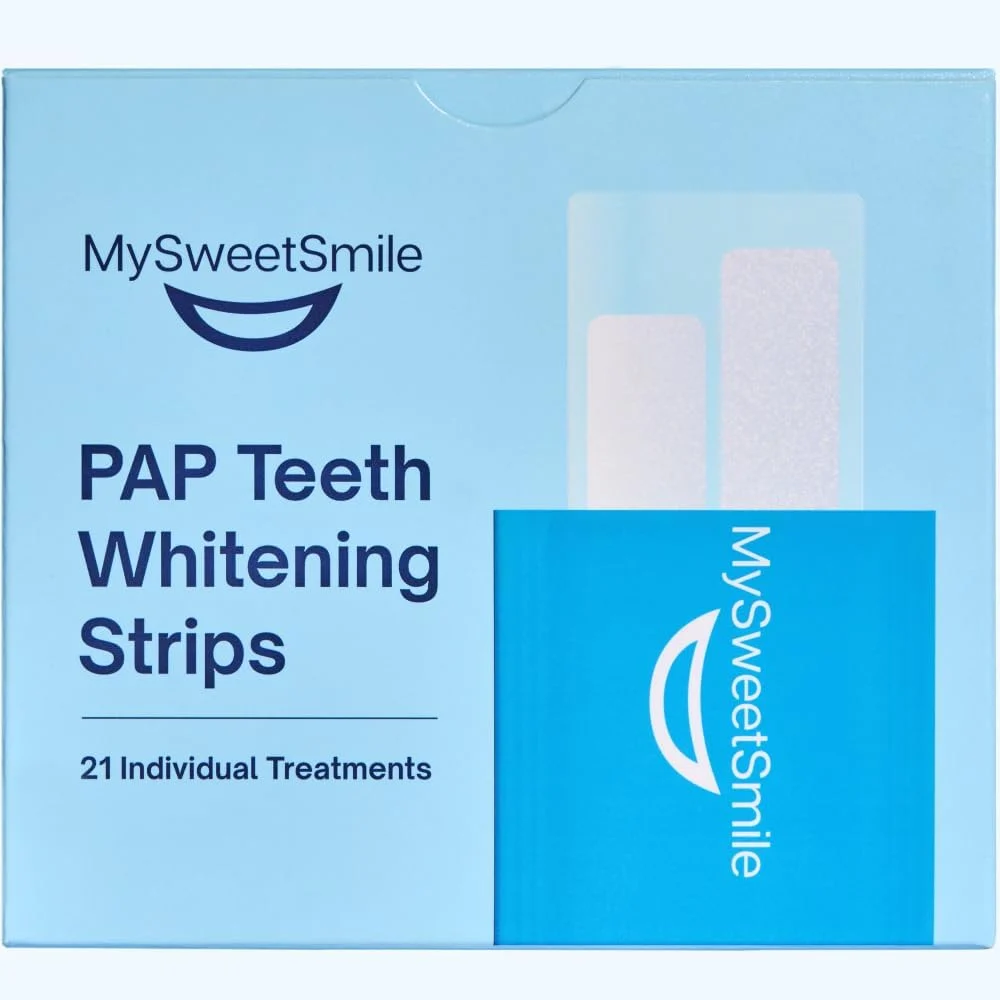 MySweetSmile Dentist-Approved Teeth Whitening Strips – IndyBest Winners 2023 & 2024 – Whiter… product image on Haggl