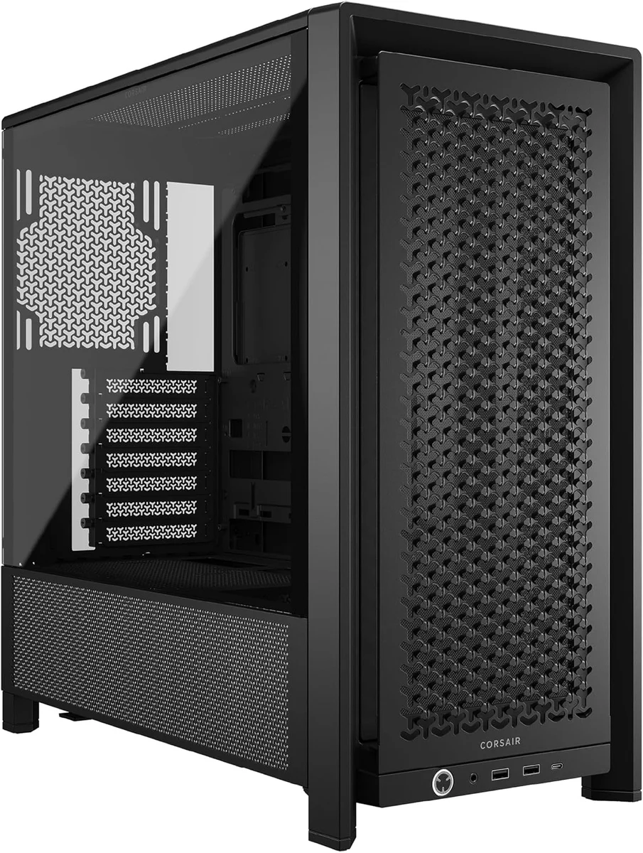 CORSAIR FRAME 4000D Modular Mid-Tower ATX PC Case – High Airflow, InfiniRail™ Fan Mounting… product image on Haggl