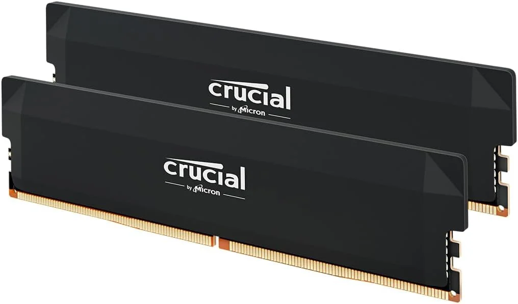 Crucial Pro DDR5 RAM 32GB Kit (2x16GB) 6400MHz CL38, Overclocking Gaming, Intel XMP 3.0 / AMD… product image on Haggl