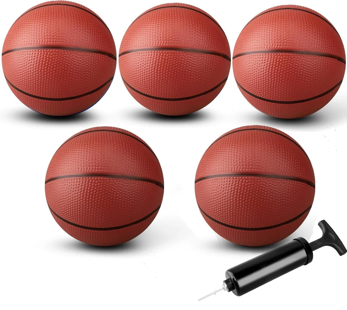 25cm Mini Basketball for Indoor Mini Basketball Hoop, Small Replacement Basketballs Soft Beach… product image on Haggl