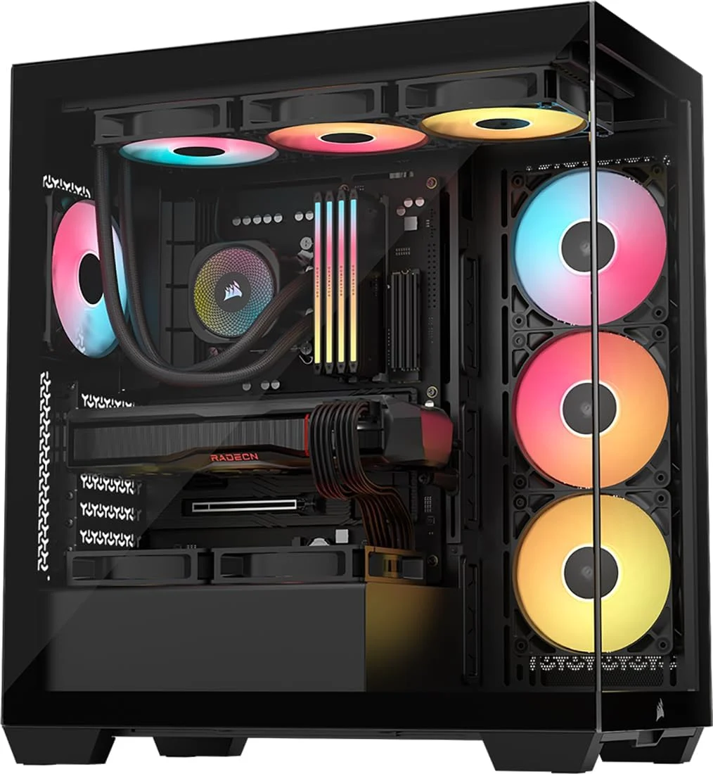 CORSAIR 3500X RS-R ARGB Panoramaglas Mid-Tower-PC-Gehäuse – 3 x RS120-R ARGB-Lüfter Inklusive,… product image on Haggl