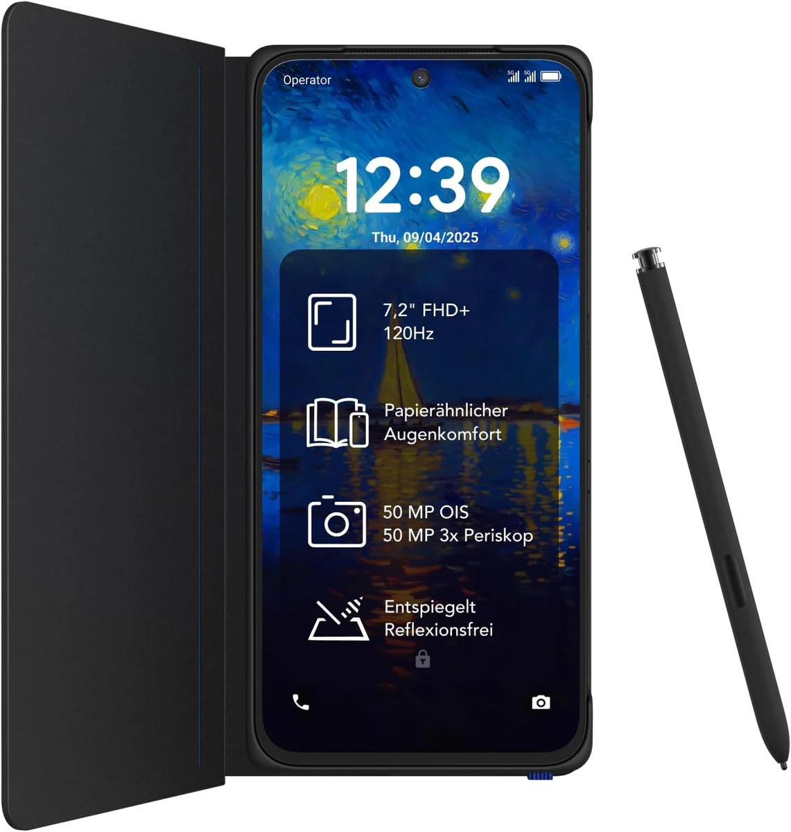 TCL NXTPAPER 60 Ultra 5G Android-Smartphone,7,2 Zoll FHD+ 120 Hz NXTPAPER Display,12 GB RAM +… product image on Haggl