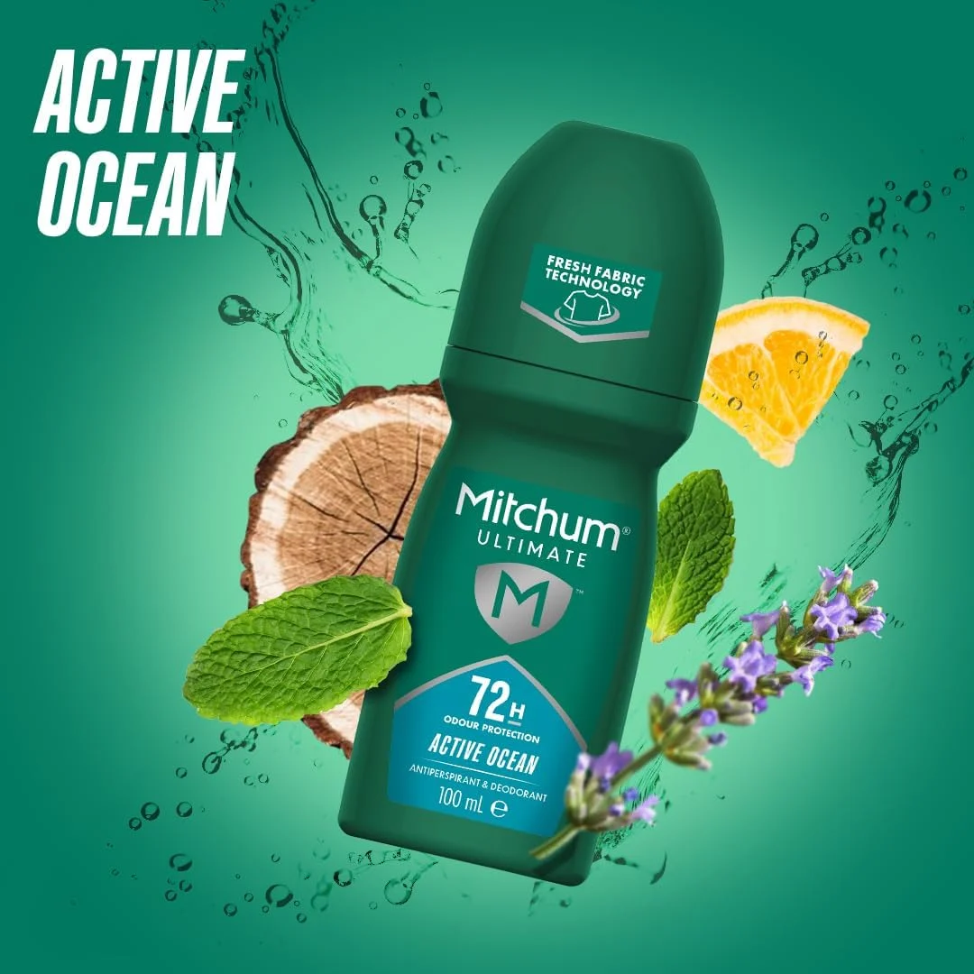 Mitchum Men's Mitchum Ultimate 72H Roll-on Active Ocean product image on Haggl