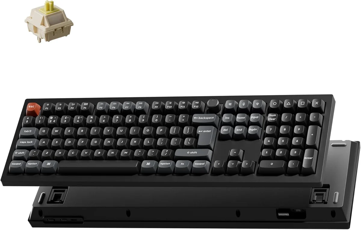 Keychron V6 Ultra Full-Size Wireless Mechanical Gaming Keyboard - 8K Polling Rate (2.4… product image on Haggl